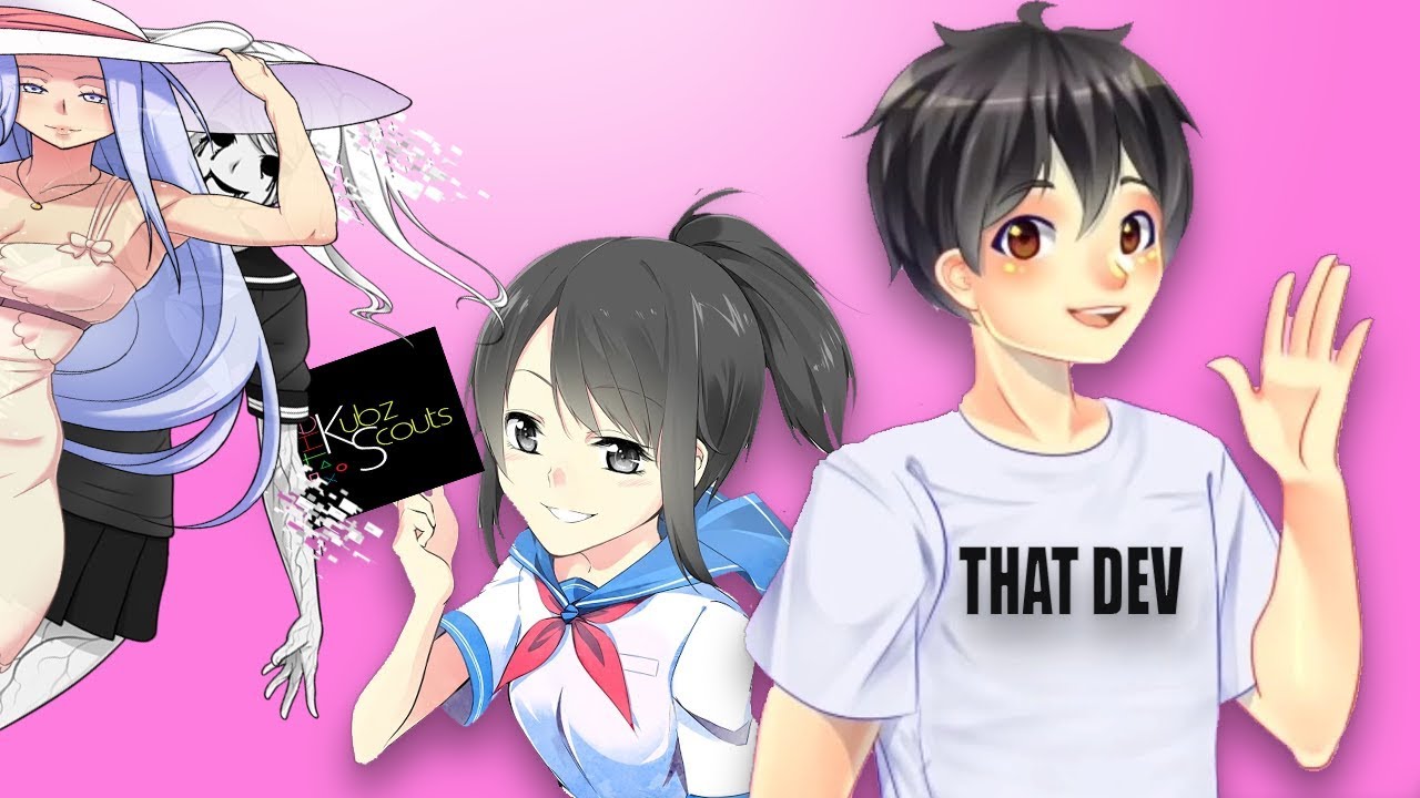 yandere simulator myths, yandere dev, yandere dev imitates kubz scouts, yan...