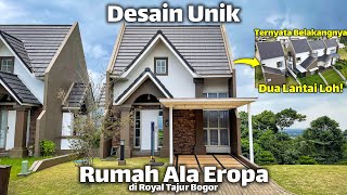 Rumah Ala Eropa Dari Depan 1 Lantai Ternyata Belakangnya 2 Lantai Loh! Royal Tajur Residence