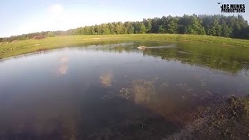 Funcub with floats on lake, DK - GoPro Hero 3+ (+ Plane cam)