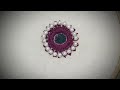 Latest quick easy mirror work embroidery with beads design step by step tutorial