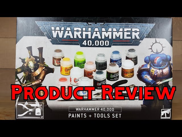 PAINTS AND TOOLS SET WARHAMMER 40.000 (PEINTURE ET OUTILLAGE)