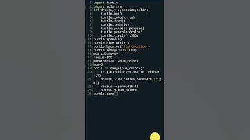 Drawing a Rainbow in Python Turtle | Anukrat Mishra | Python Turtle | Rainbow
