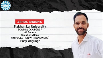 vb dot net programming BCA 5 sem imp questions makhanlal university for all papers msc pgdca dca old