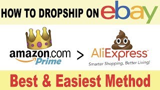 the best way to dropship on ebay easiest method