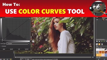 How to Color Correct and Use Curves in GIMP - GIMP Color Correction Tutorial | Using GIMP Tutorial