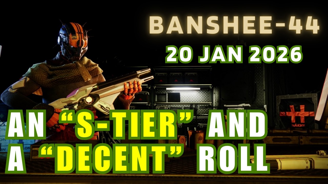 An "S-TIER" and a "DECENT" roll - BANSHEE-44 Destiny 2 Gunsmith Official Weapon Inventory Destiny 2
