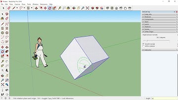 How to use Rotate Tool | Sketchup Tutorial in Tamil | MDS | Civil Knowledge Tamil