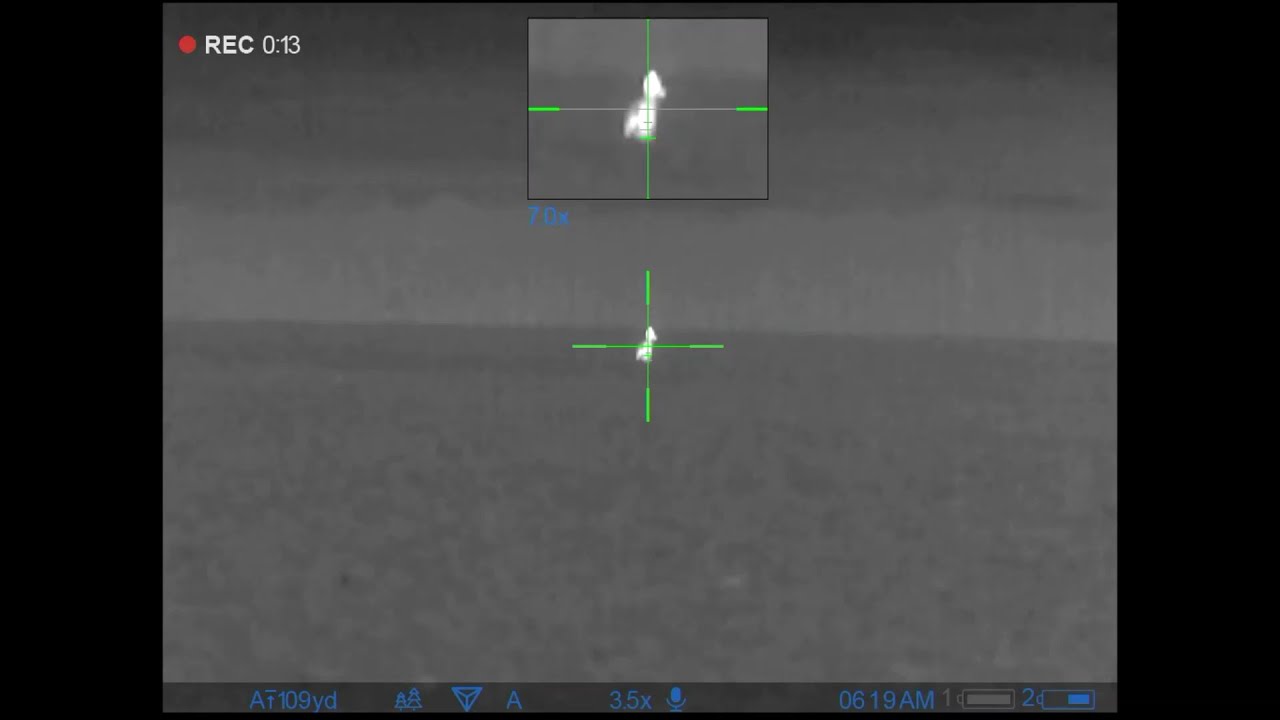 Thermal Imaging Coyote Hunting!! Coyote Howling Out in the Field!! 200