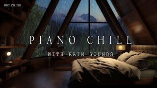 Soothing Piano Melodies in a Gentle Rainy Night: Relaxation for a Peaceful Sleep 🌧️ Stress Relief 🎹💤
