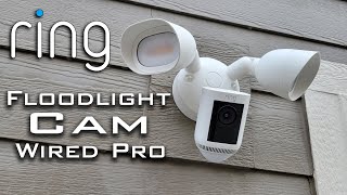 It's a Floodlight and a WiFi Security Camera!  Ring Floodlight Cam Wired Pro Review