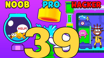 NOOB vs PRO vs HACKER in Flow Legends ❤️ All Levels Gameplay, NEW Games iOS, Android