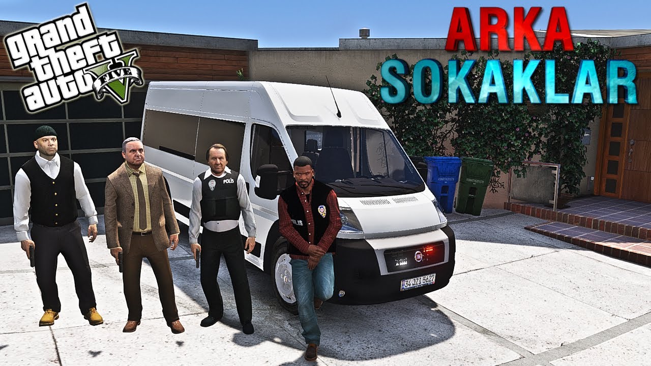 FRANKLİN ARKA SOKAKLARDA POLİS OLDU - GTA 5 MODS