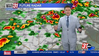 31 Alert Day - Severe weather expected Tuesday afternoon and evening