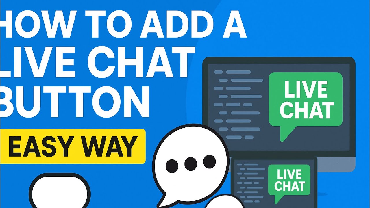 HOW TO ADD A LIVECHAT SUPPORT ON YOUR WEBSITE | EASYWAY #livechat # ...