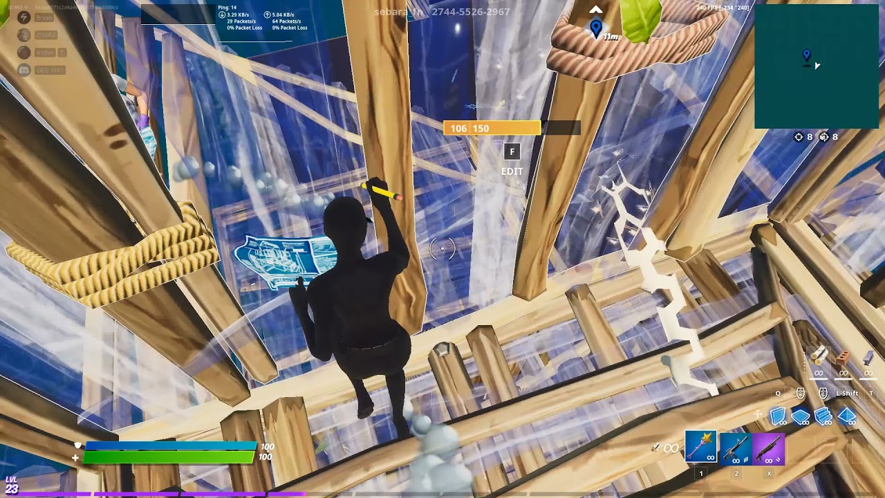 WALKED IN FORTNITE MONTAGE