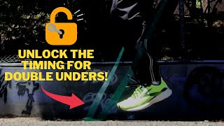 Jump Rope Tutorial - How to Unlock the Timing For Double Unders