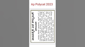 ap Polycet counciling