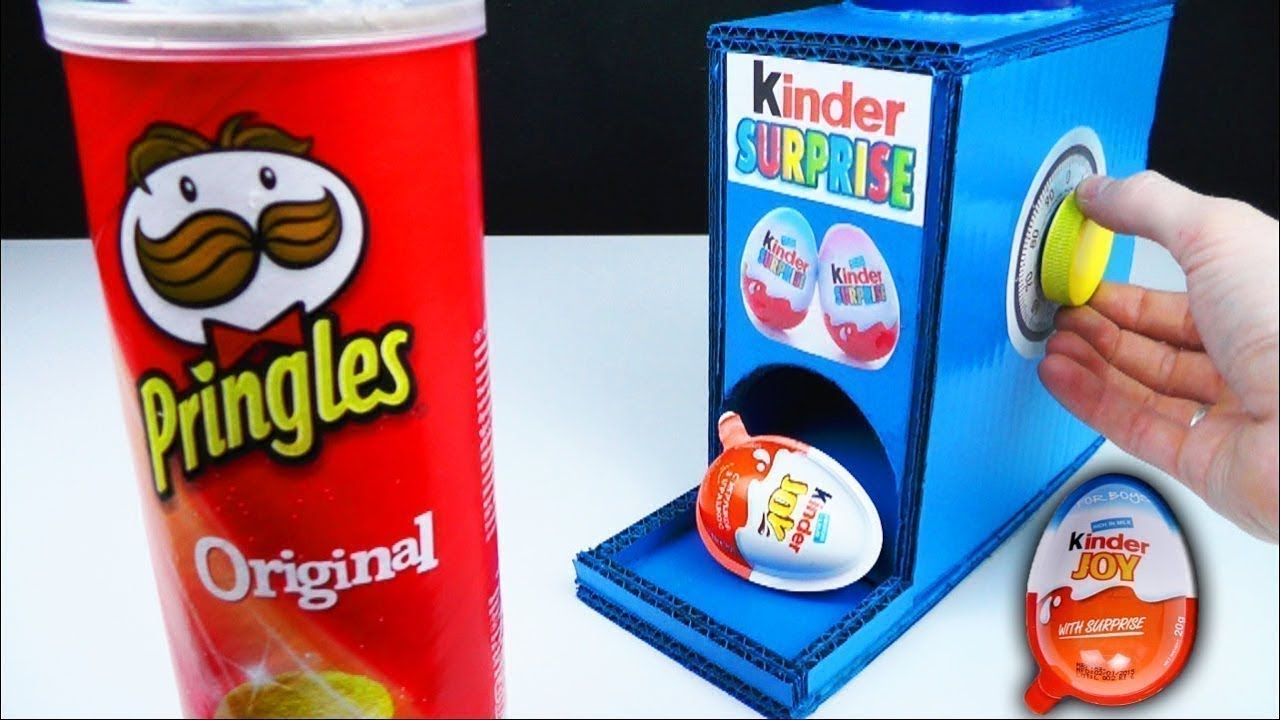 How to make Kinder Surprise Eggs Vending Machine 