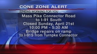 Section of I-91 South will be closed due to construction