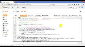 How to lock blogger content with social widget