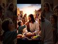 Jesus Brought Food and Hope 🍞 #jesus #jesuschrist #christianshorts