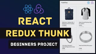 Learn React Redux Thunk with Project | Redux Thunk Middleware | Axios Async Actions | Redux Tutorial screenshot 3