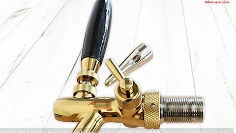 Hướng dẫn lắp vòi thùng rượu gỗ sồi