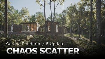 Chaos Scatter | Corona Renderer 7 - 8 Update | 4pixos Academy