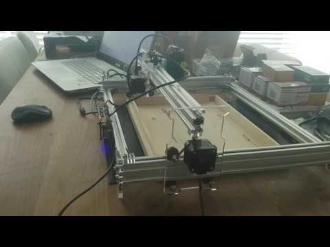 1st test with EleksMaker A3 laser