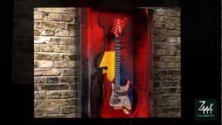 Fender guitar ZAAX display (Wall Like Many Others)