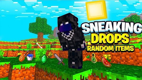 Minecraft PE/BE But, Sneak Gives Random Items! | 1.21+ | mrgamingisop | Android/IOS, Windows