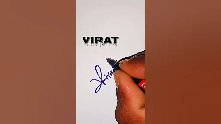 Viral Name Signature Style | V Letter Signature Style #virat #sign #viral #shorts #trending #yt