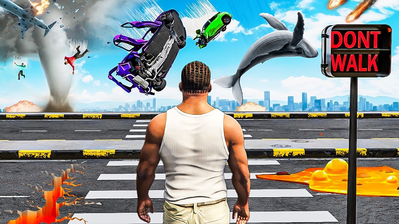 Can I obey the law while chaos happens in GTA 5? - YouTube