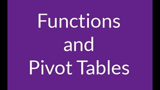 Excel XLOOKUP & SUBTOTAL functions, Formula Driven Conditional Formatting and Pivot Table examples.