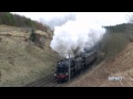 44871 &amp; 45407 attack Shap and Beattock on The Great Britain 6 on the 23/4/13