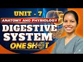 The Digestive System One Shot | Unit 7 | Most Imp Questions | GNM 1st Year | Anatomy and Physiology