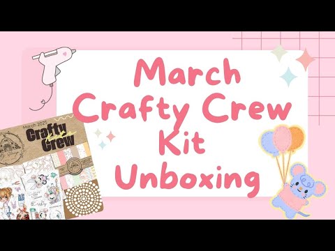 Craft Crew Kit Unboxing with Super Cute Mice Stamps @craftystampco