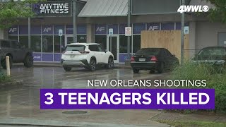 3 teenagers among the 5 killed in New Orleans Thursday night