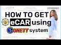 how to get eCAR BIR using eONETT system