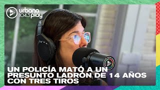 Un policía mató a un presunto ladrón de 14 años: Móvil de Juli Roffo en #DeAcáEnMás