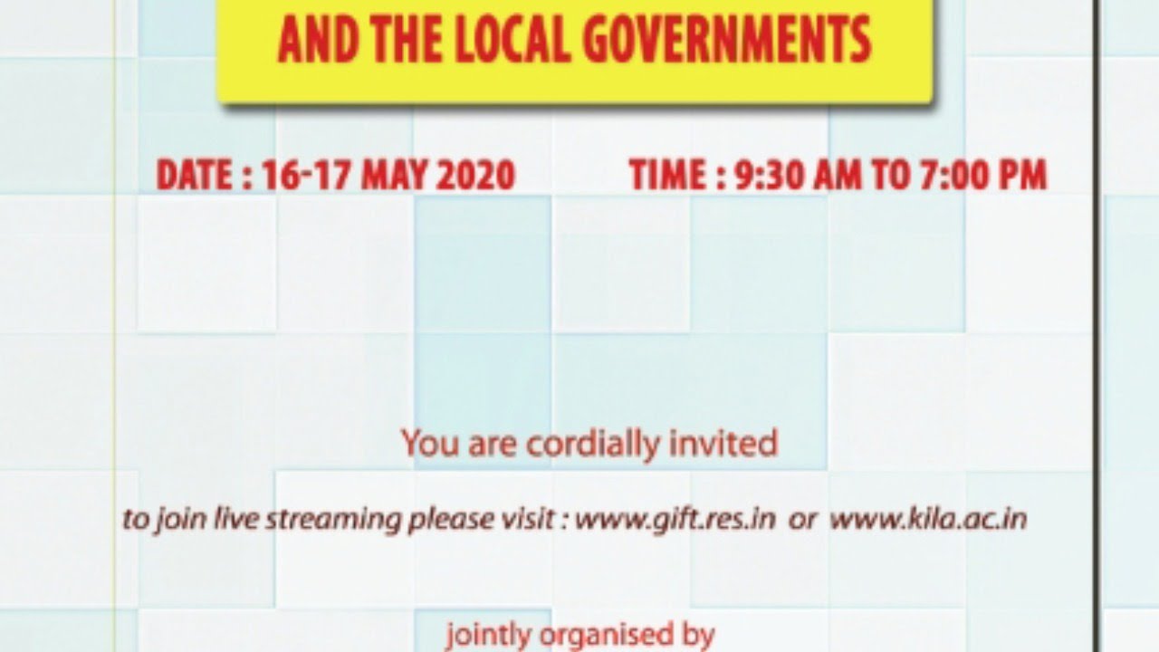 THE COVID - 19 PANDEMIC AND LOCAL GOVERNMENTS - 17-05-2020 - AN - YouTube
