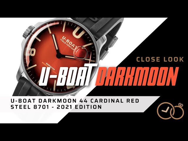 U-Boat Darkmoon 44 Cardinal Red Steel 8701 - 2021 EDITION - YouTube