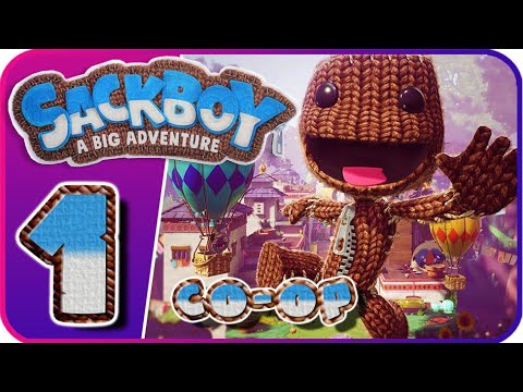 Sackboy A Big Adventure Walkthrough Part 1 • Co-Op • (PS4, PS5)