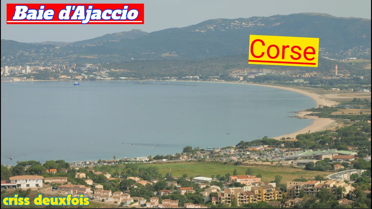 Golfe d'Ajaccio et Porticcio des Hauteurs de Grosseto-Prugna ; Corse du Sud ; France