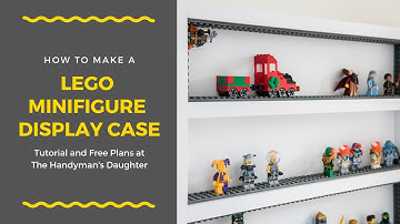 DIY Lego Minifigure Display Case