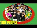 Last to Leave The Circle, Wins $10,000.. (Roblox Bedwars)