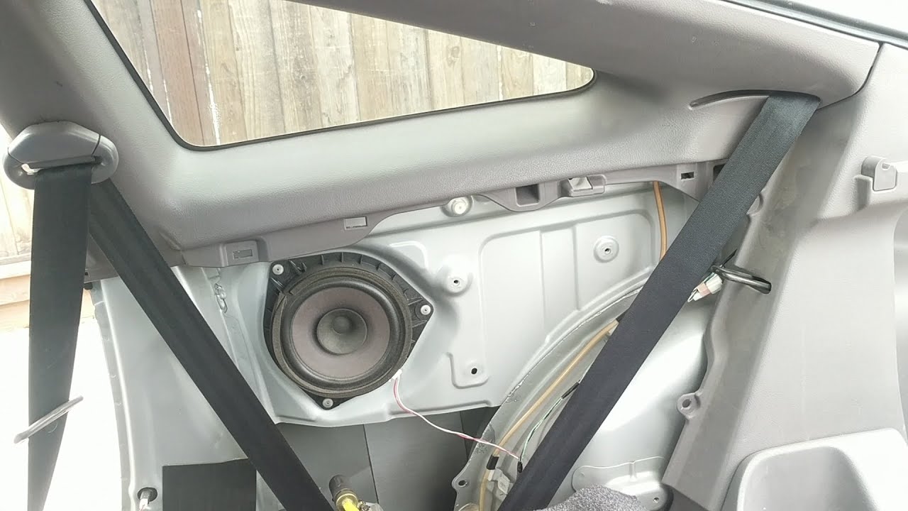 Install Rear Speakers Toyota Celica 
