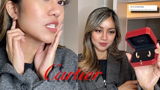 CARTIER MINI LOVE EARRINGS REVIEW | YANASU   HD 1080p