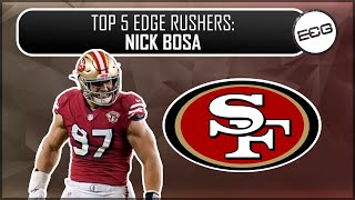 TOP 5 Edge Rushers: Nick Bosa | 2022 | #49ers