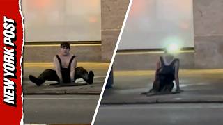 Mystery 'MOLE PEOPLE' Caught Emerging From NYC Manhole Near Penn Station